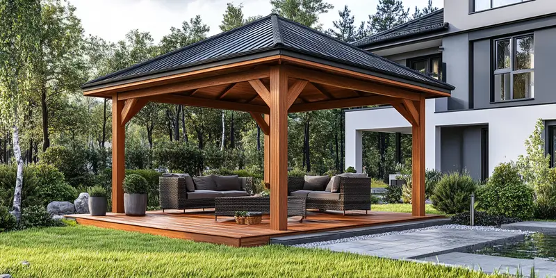 Jakie krokwie na dach altany?