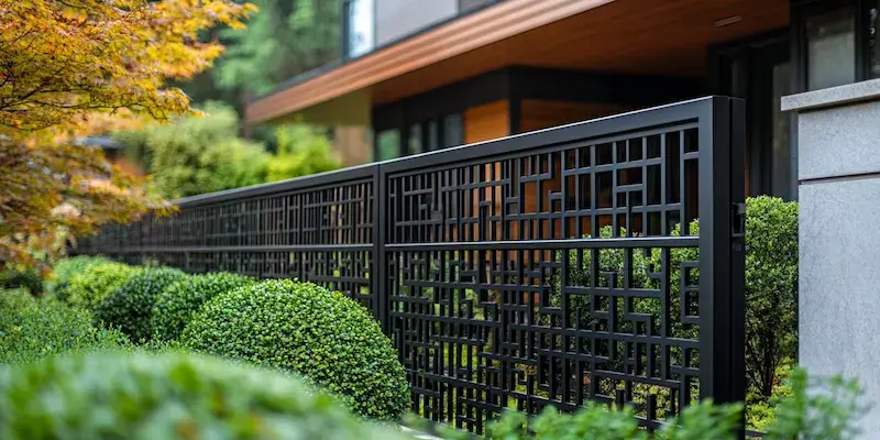 Schmuckzaun aus Polen