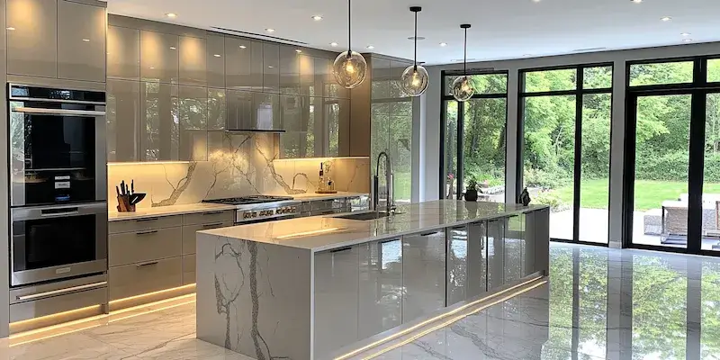 Czerwone meble kuchenne jakie ściany?