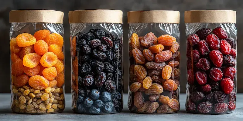 Ile cukru maja suszone owoce?